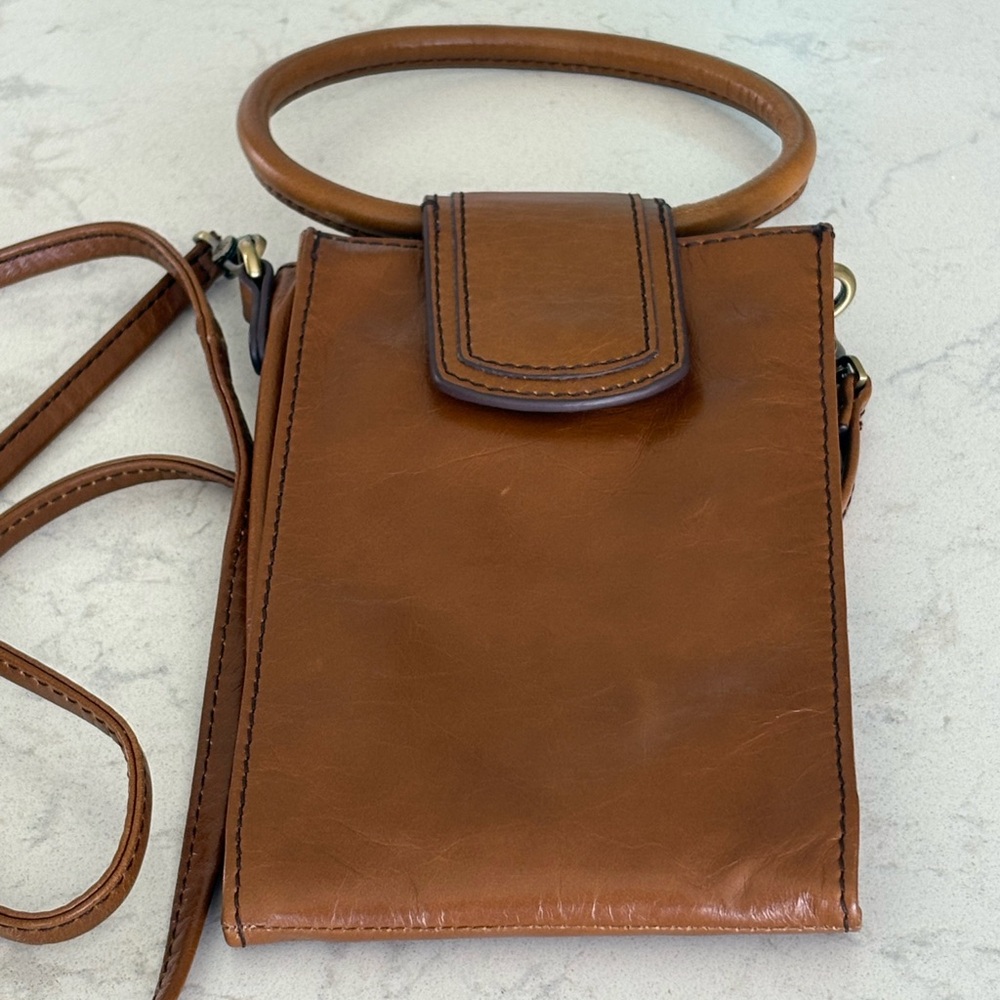 Hobo Shelia Phone Leather Crossbody with Top Handle